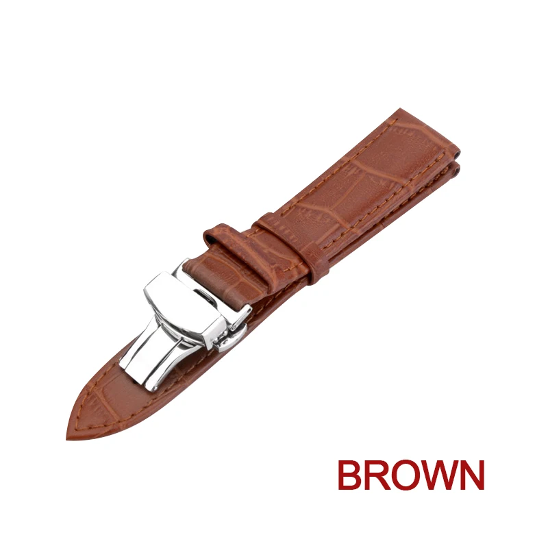 Ремешок для часов из кожи и бамбука 12 мм 14 16 18 19 20 21 22 2020 новые ремешки с