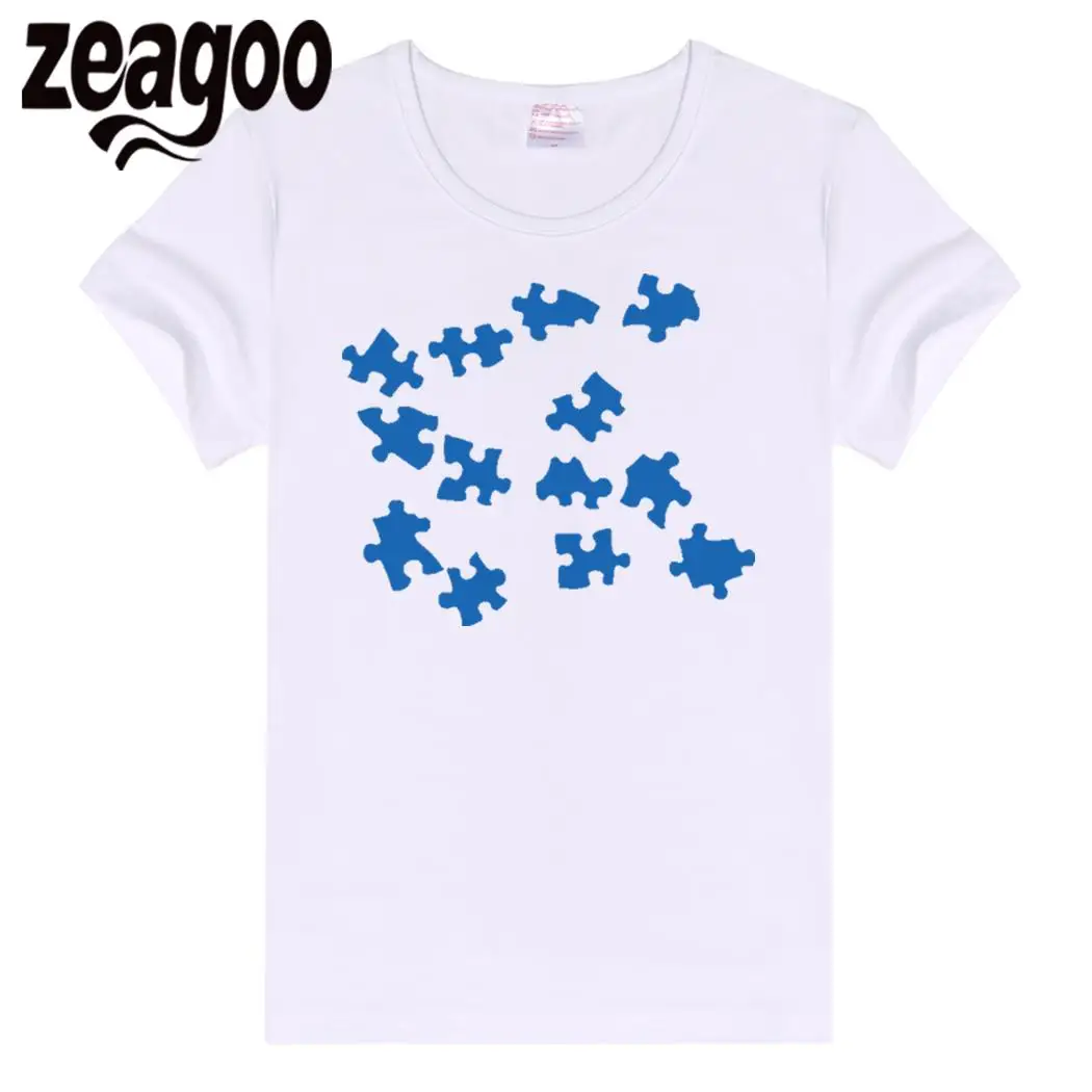Zeagoo рукавом Повседневное шеи экипажа Slim Fit мягкие короткие Для женщин футболка