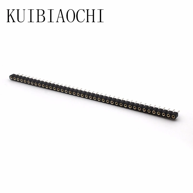 A04 gold plated 5Pcs/lot Single Row 40Pin 2.54mm Round Female Pin Header | Обустройство дома