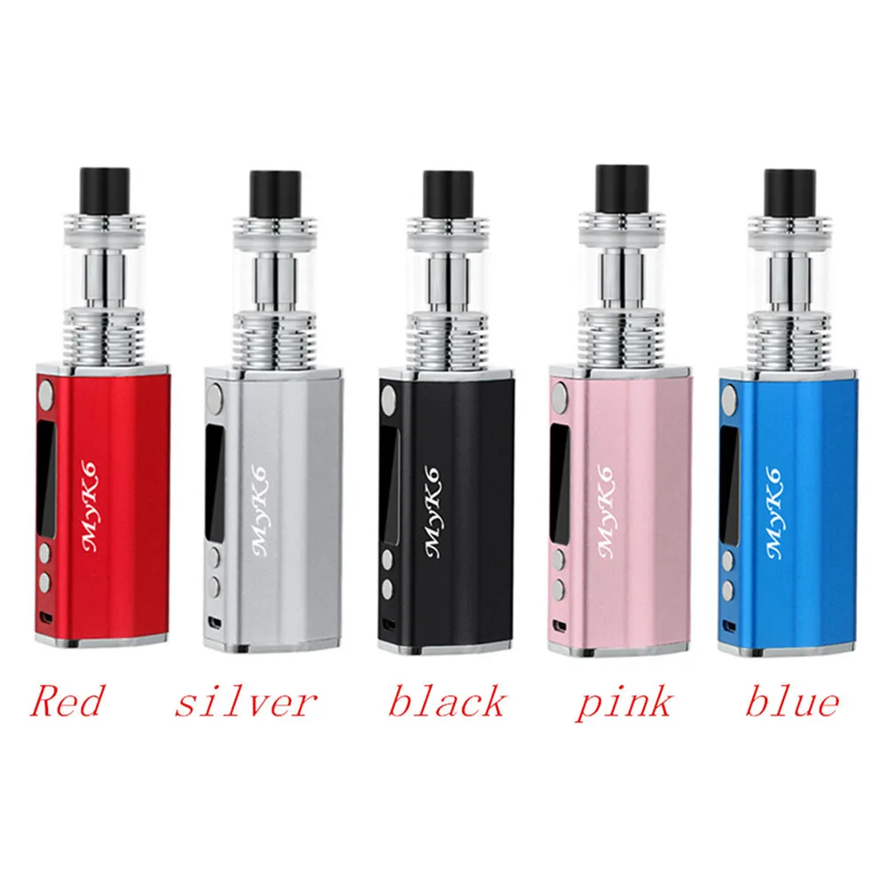 20 шт./лот myk6 80 Вт vape электронная сигарета комплект 2200 мАч 0.5ohm батарея 3 мл танк