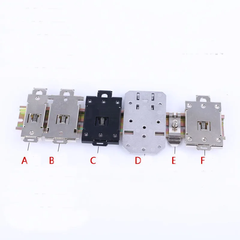 

1pcs Solid state relay cooling base 35mm rail bracket fixing bracket rail fixing buckle R99-12
