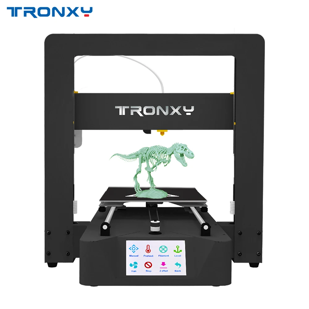 TRONXY X6A лист металла 3d принтер 220x220x220 мм размер печати с 3,5 дюймовым сенсорным экраном автоматическое выравнивание нити из датчика