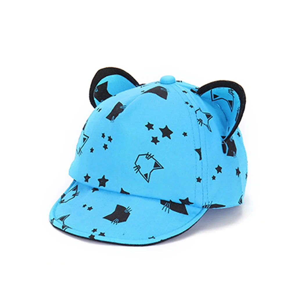 Детские Козырьки с мультяшными кошачьими ушками мягкие карнизы модные лидер