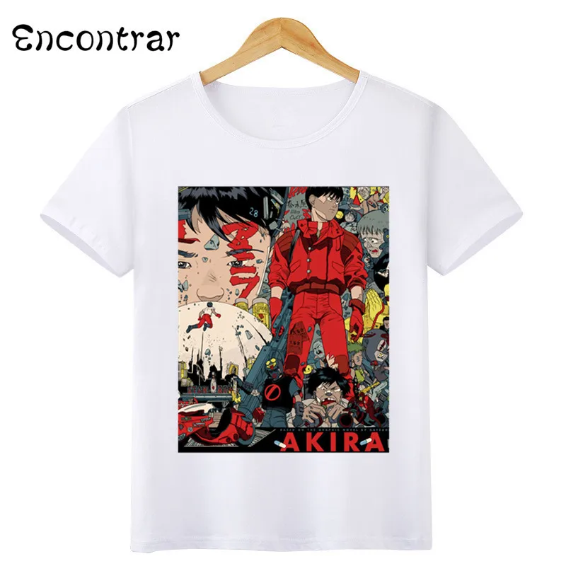 Детская футболка с японским аниме Akira дизайн для мальчиков/девочек Детские Топы