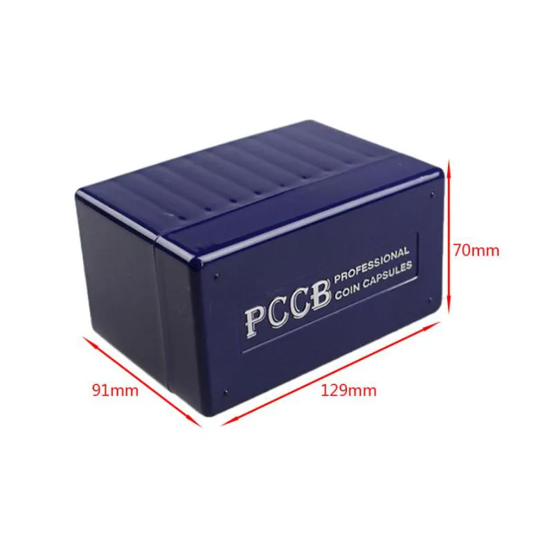 804216 большая сертифицированная монетница PCCB ящик для хранения 10 монет белый