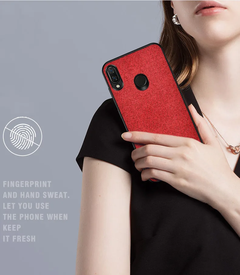 Luxury Cloth Phone Case Xiaomi Mi 9 8 A2 Lite Leather Soft Silicone Cover For Redmi Note 7 6 K20 Pro |