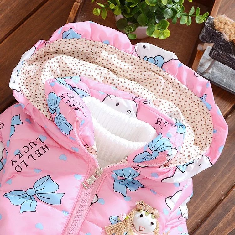 ExactlyFZ новое зимнее пальто для маленьких девочек детская верхняя одежда с