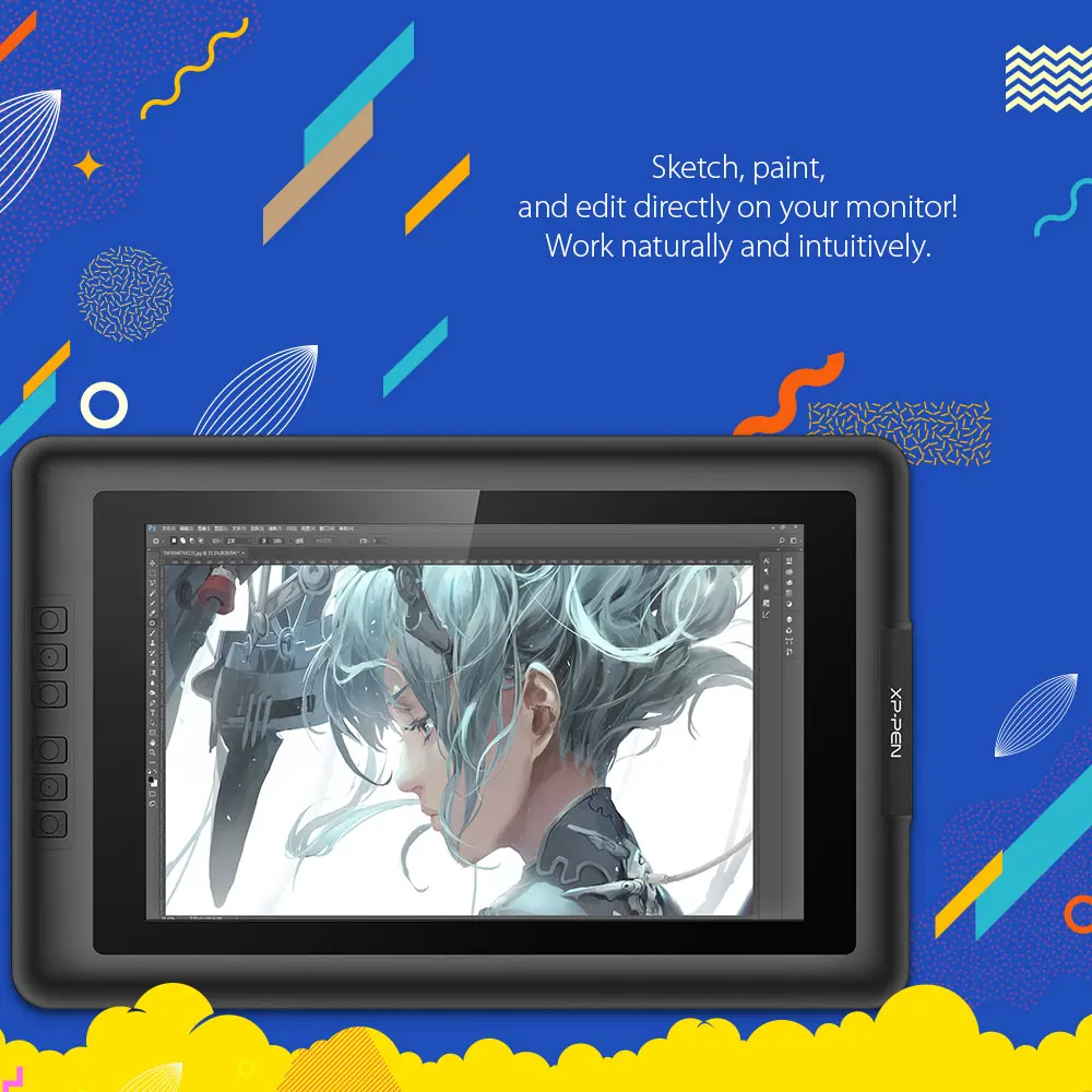 XP-Pen Artist13.3V2 13," ips графический монитор для рисования ручка планшет ручка дисплей с чистым набором и перчаткой для рисования
