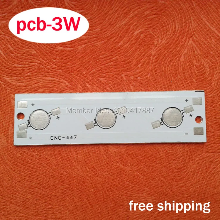 Светодиодная лента Тип печатной платы 3 Вт 75*20 мм для светодиодный алюминиевая