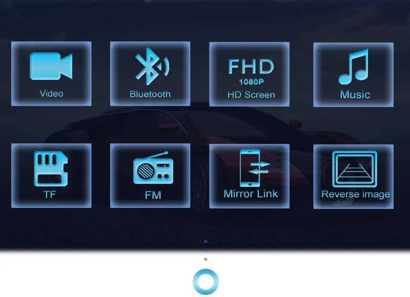 2din автомобильный Радио 7 дюймов сенсорный экран mirrorlink проигрыватель Android сабвуфер MP5 плеер Авто Bluetooth заднего вида Камера магнитофон