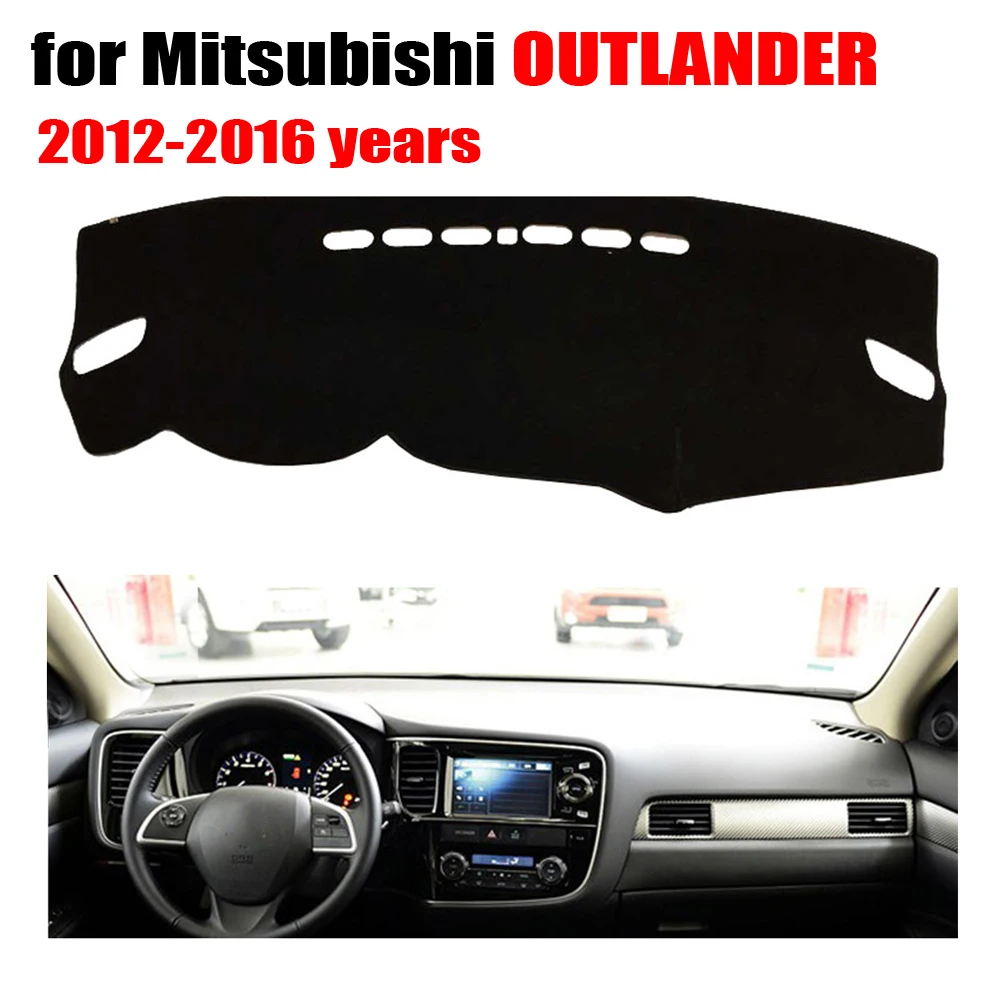 Чехлы для приборной панели автомобиля коврик Mitsubishi OUTLANDER 2012-2016 лет левый руль
