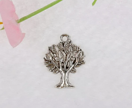 Винтажные серебряные подвески Древо жизни подвеска для изготовления ювелирных