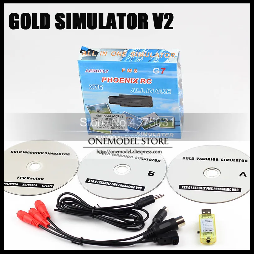 Фото Высококачественный симулятор дистанционного управления RC G7 PHOENIX GOLD Simulator V2 Высококачественный симулятор дистанционного управления RC G7 PHOENIX GOLD Simulator V2