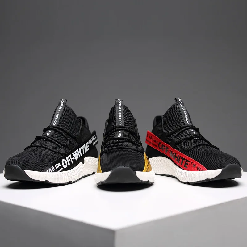 2018 летний корейский Повседневное Running Lace-Up Mesh удобная обувь Для мужчин британский