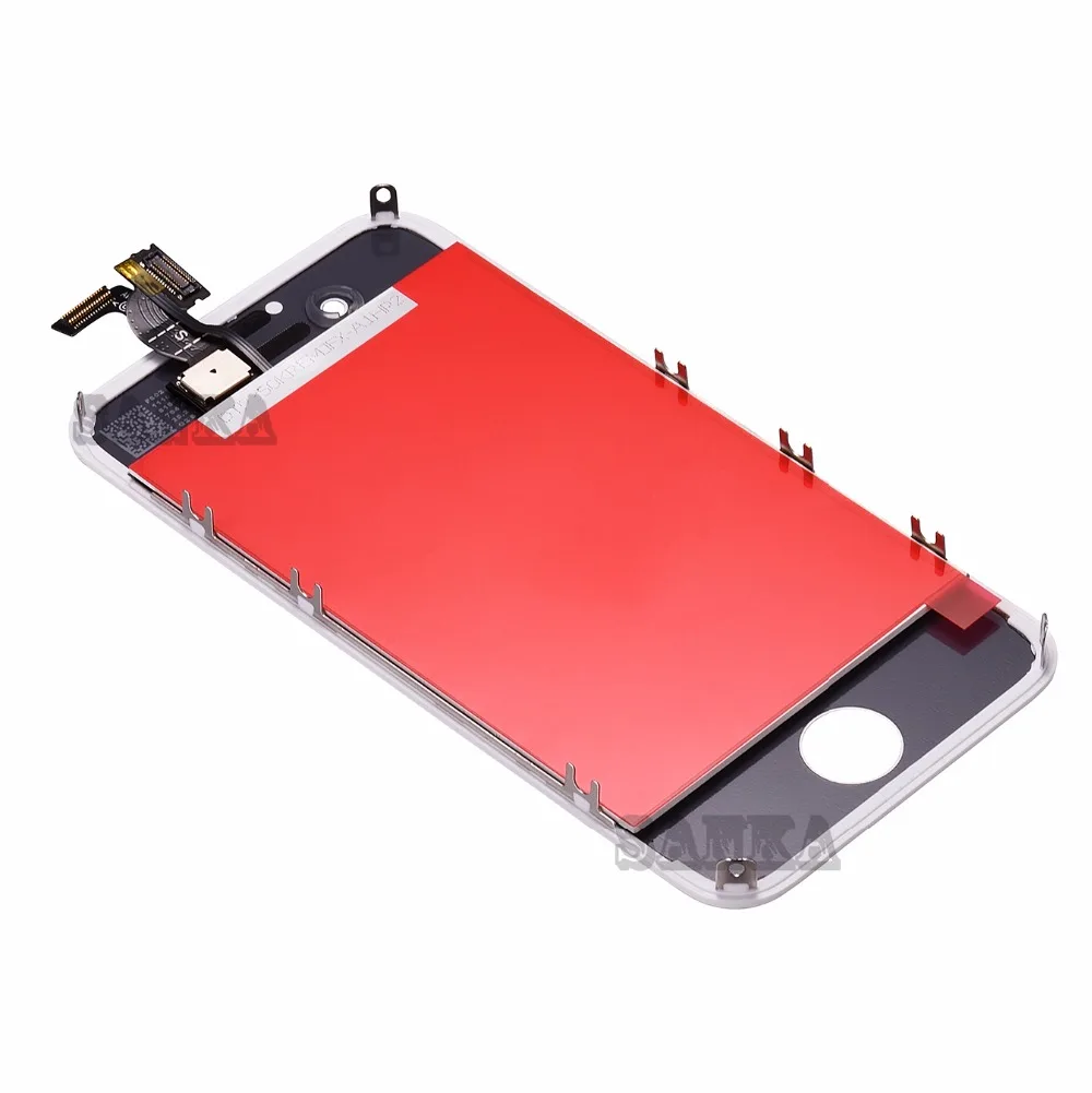 Для Apple iPhone 4S 4 GSM ЖК-Дисплей С Сенсорным Экраном Передняя стекла Digitizer Замена