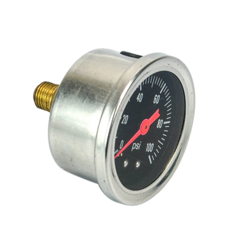 LZONE RACING-FREE ДОСТАВКА Топлива Манометр Жидкости 0-100 psi Давления Масла Датчик Черное