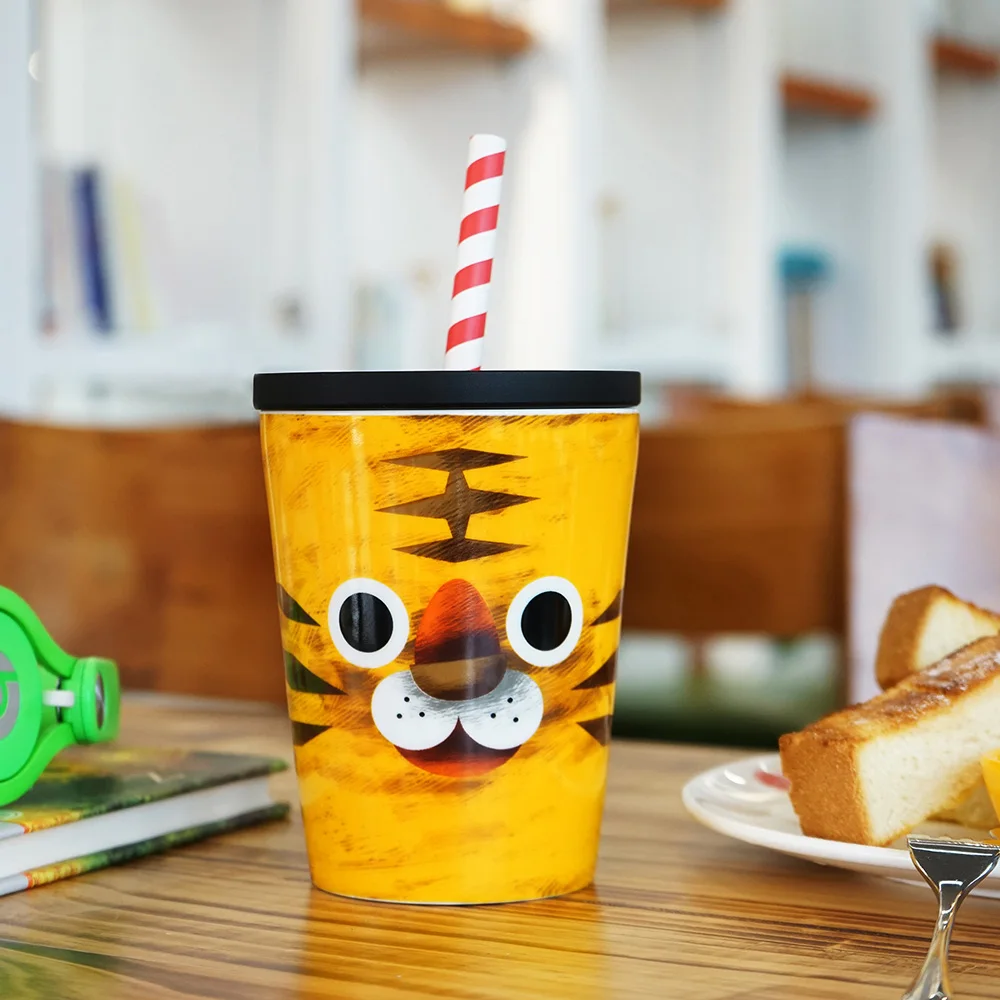 680 мл большой Ёмкость Творческий Путешествия Кофе кружки с крышкой соломы