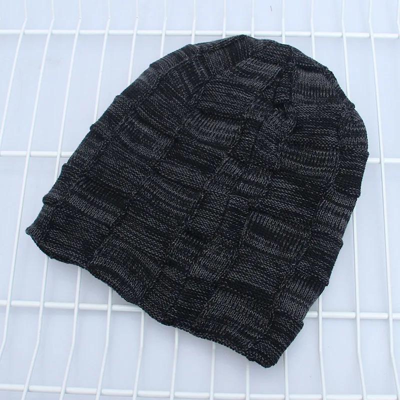Casual Winter Hat Men's Solid Color Knitted Wool Cap Soft Beanie For Men Women Fashion Hip-Hop Hats Hood Unisex NEW | Аксессуары для
