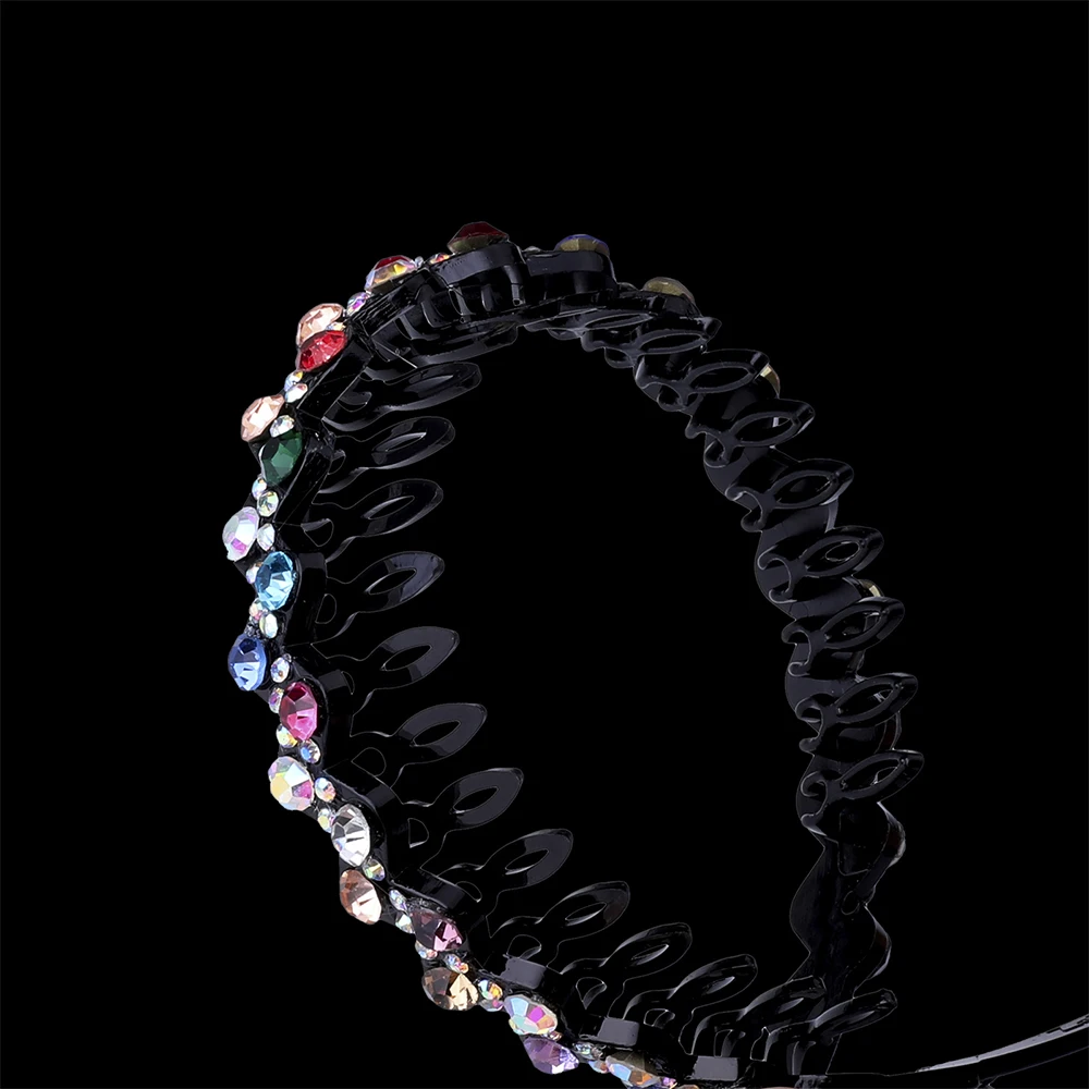 AWAYTR с головными повязками на нескользящей подошве ободок Красочные Стразы