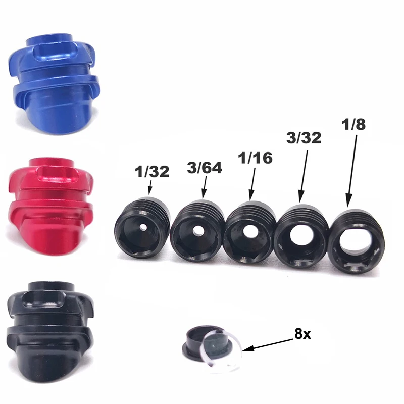 37/45 градусов комбинированный Лук Peep Sight с 5 шт внутренним сердечником алюминиевый