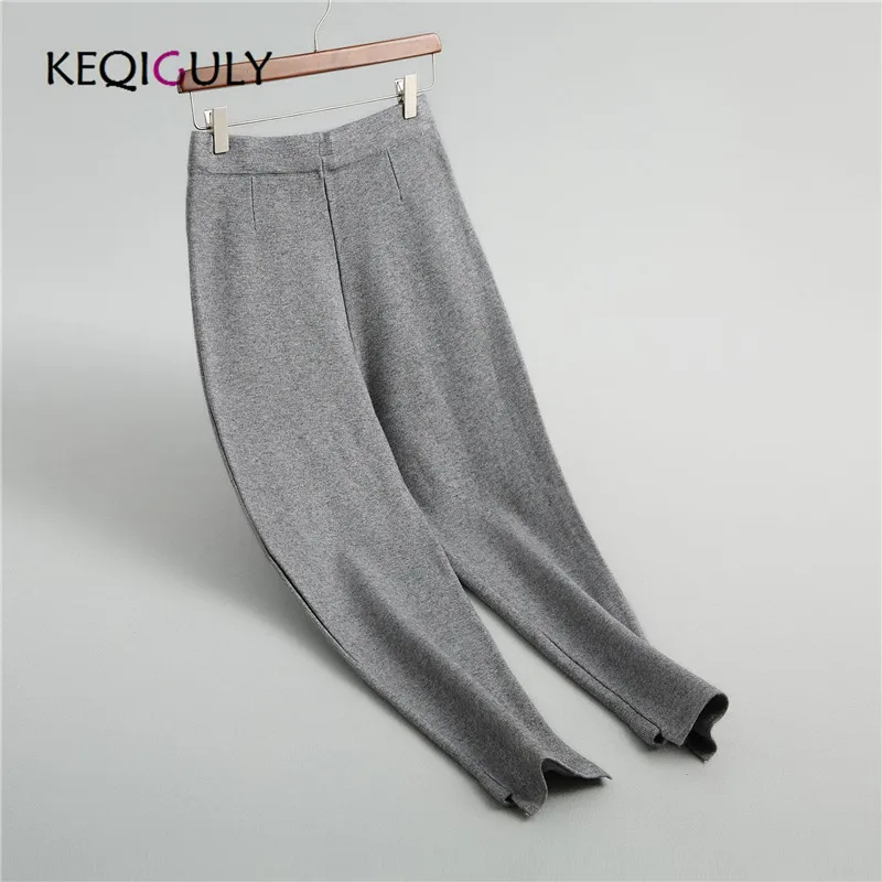 Высокое качество Однотонная одежда осень зима Новый Для женщин шерстяные