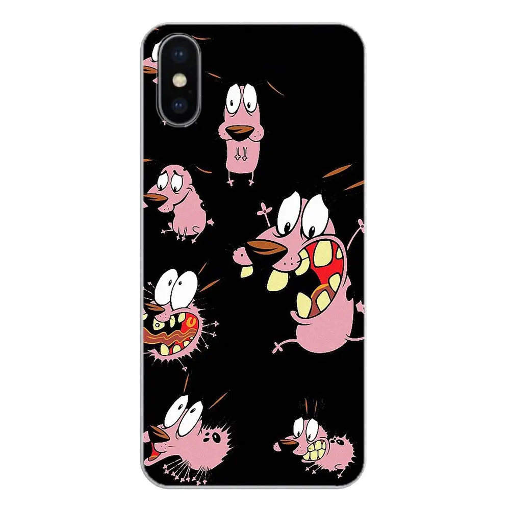 For Xiaomi Mi6 Mi 6 A1 Max Mix 2 5X 6X Redmi Note 5 5A 4X 4A A4 4 3 Plus Pro cartoon courage the cowardly dog Silicone Skin Case |