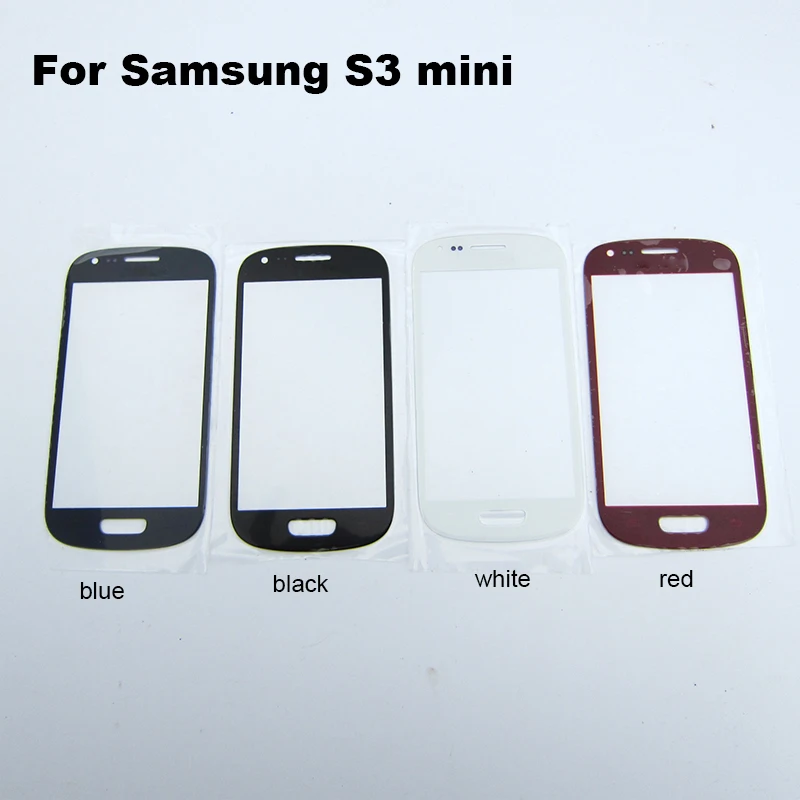 Для samsung Galaxy S3 мини I8190 Сенсорный экран ЖК дисплей Дисплей Передняя Внешний Стекло