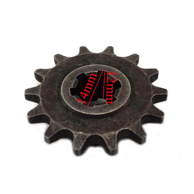 T8F 14 T Tooth Clutch Gear Box Front Pinion Sprocket For 47cc 49cc 2 Stroke Mini Crosser ATV Quad Dirt Pocket Motor Bike | Автомобили и
