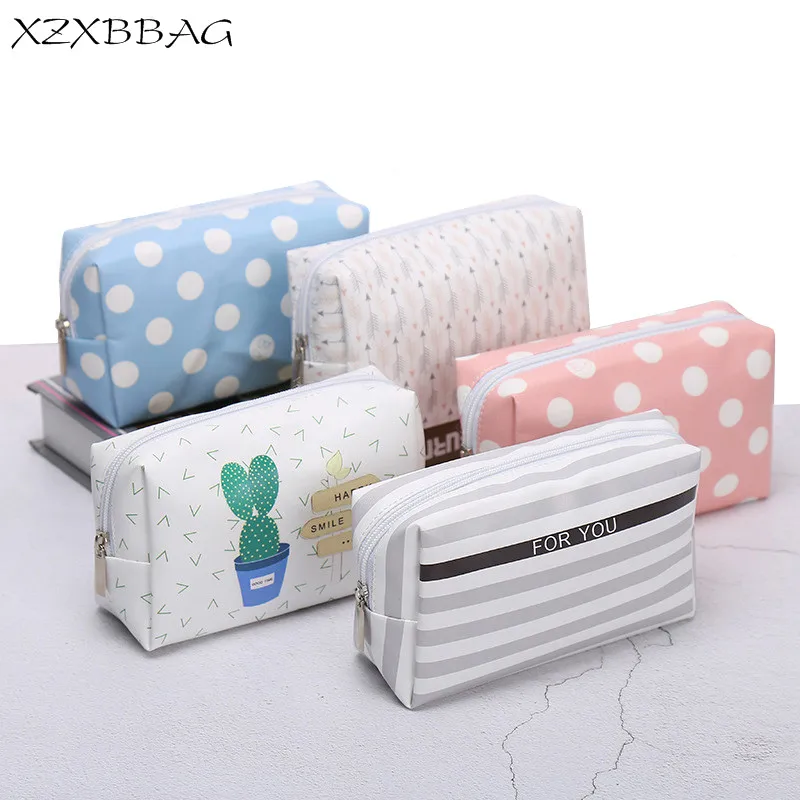 

XZXBBAG Fashion Polyester Multifunctional Women Zipper Cosmetic Cases Travel Necessities Portable Storage Bags Wash Gargle Bag