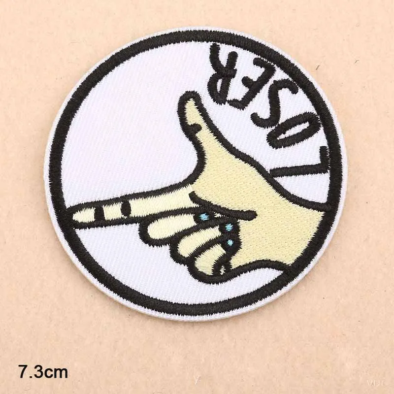 Оптовая продажа нашивка с вышивкой утюгом для одежды девочек мальчиков мужчин и