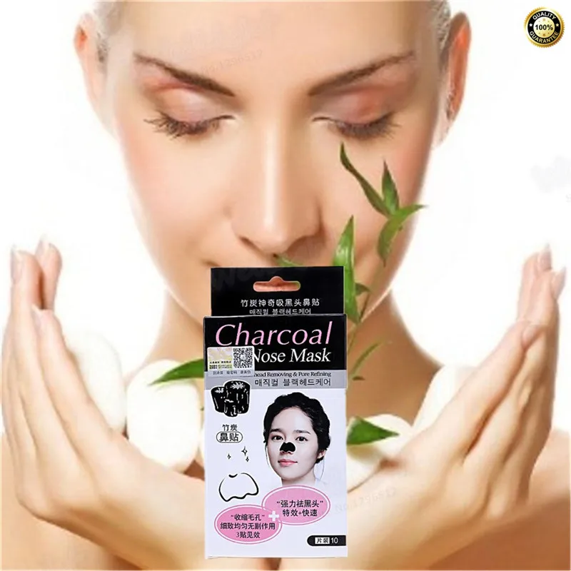 

Сильный эффект Blackhead удаление Глубокая чистка Очищающая пилинговая акне Черная грязевая маска для лица, 1 шт.