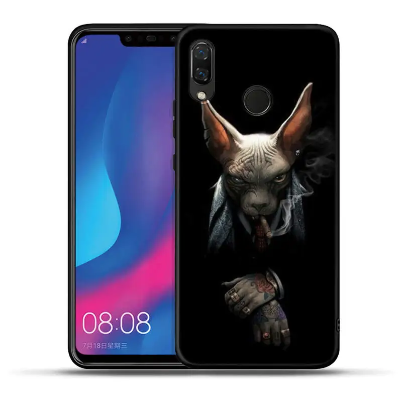 Крутой черный чехол ТПУ для huawei Honor 20 Pro 10 9 9i 8 Lite 8X 8C 7A 7X V20 View 20 чехол Etui - Цвет: H1250