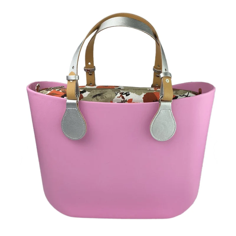 Классическая вместительная водонепроницаемая сумка из ЭВА стиль obag женские