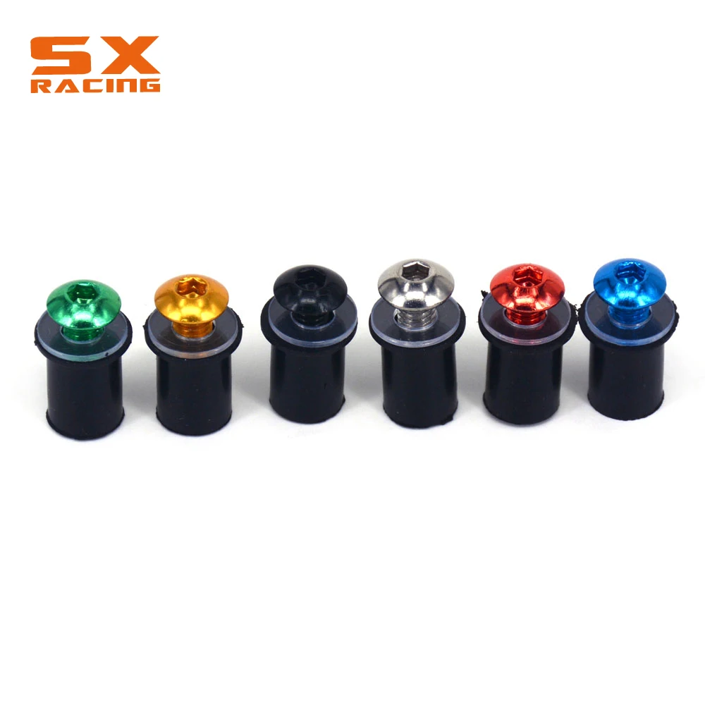 Мотоцикл Универсальный 5 мм Винт ветрового стекла болты винт для BMW KTM KAWASAKI HONDA YAMAHA