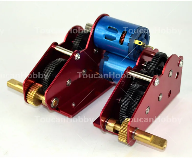 H+L 49mm Ultimate II Metal Gearbox For HengLong 1/16 M4A3 Sherman RC Tank 3898 Russia T34-85 RC Tank 3909 TH00627
H+L 49mm Ultimate II Metal Gearbox For HengLong 1/16 M4A3 Sherman RC Tank 3898 Russia T34-85 RC Tank 3909 TH00627