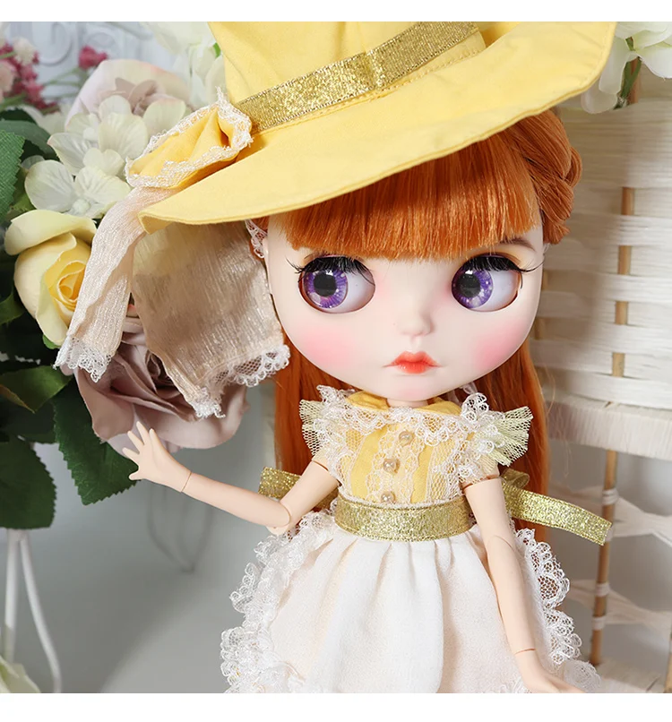 Fortune Days Blyth Кукла Одежда Костюм «платье принцессы» включая шляпу костюм для 1/6 тела