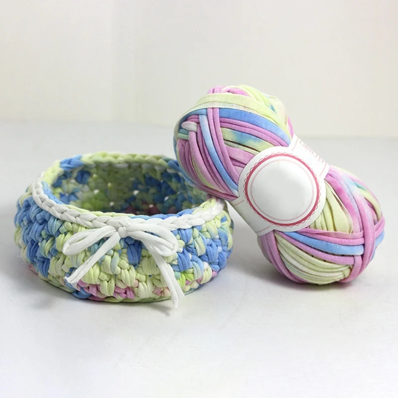 10 рулонов/набор Новая супер мягкая плотная футболка пряжа для вязания одеяло