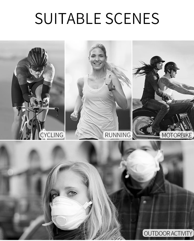 INBIKE маска для велоспорта с фильтром, тренировочная маска, чехол для горного велосипеда, дышащая, PM 2,5, Защита рта, велосипедные маски, маска для лица