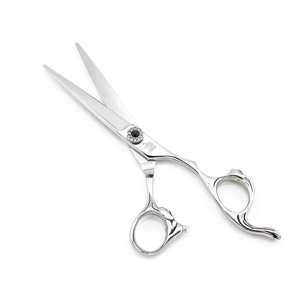 Набор ножниц для волос Парикмахерские ножницы 6 дюймов ручка резьбы богини черно