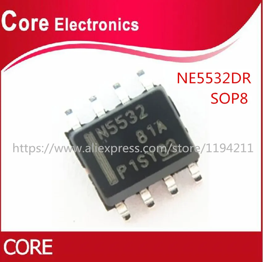 200 шт. NE5532D NE5532N 5532 NE5532DR | Электронные компоненты и принадлежности