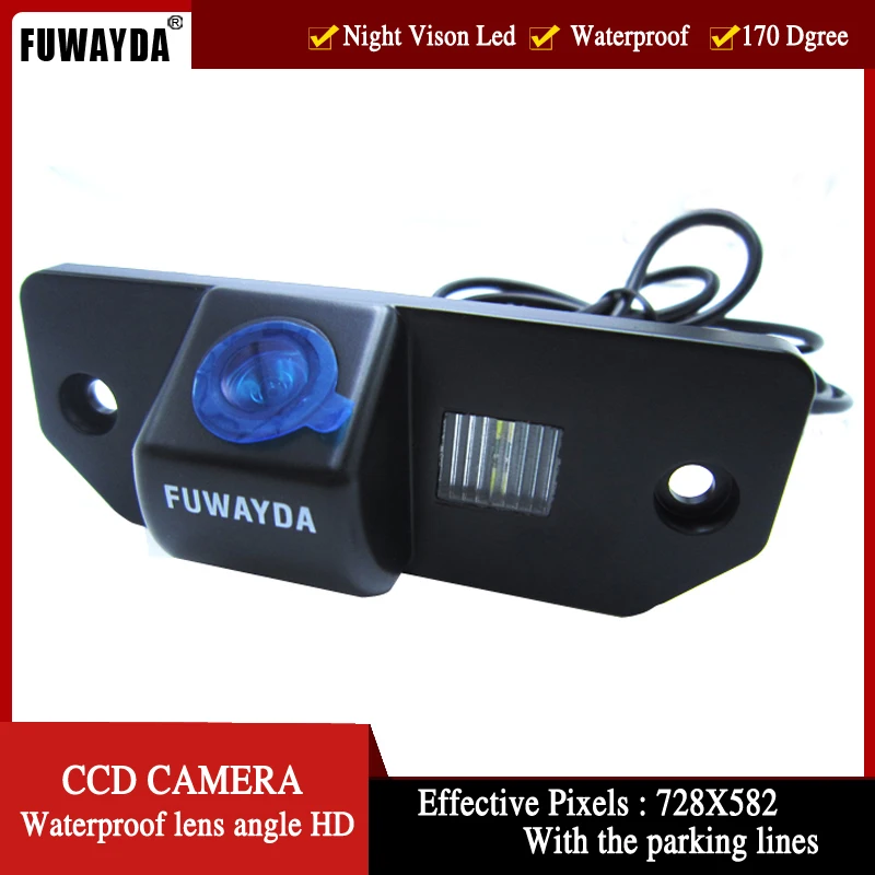 FUWAYDA Беспроводная цветная CCD Автомобильная камера заднего вида для FORD FOCUS SEDAN (3