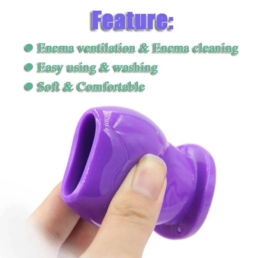 2019 New product Hollow Silicone Anal Plug Prostate Massage Butt Enema Beads Sex Toys Free Shipping #4N |