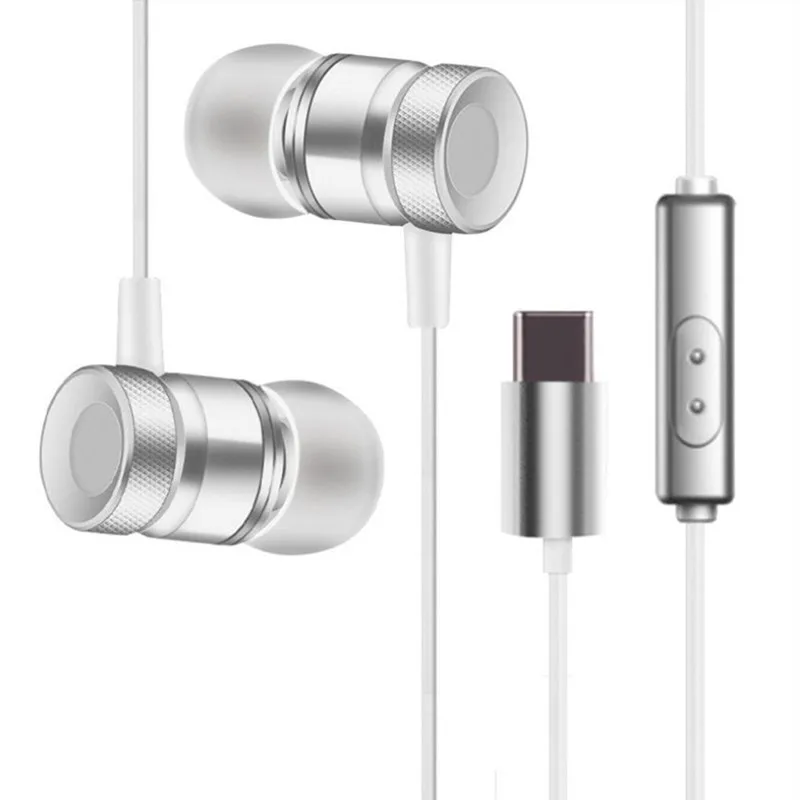 GutsyMan USB Type C в ухо стерео наушники цифровые Проводные спортивные металлические