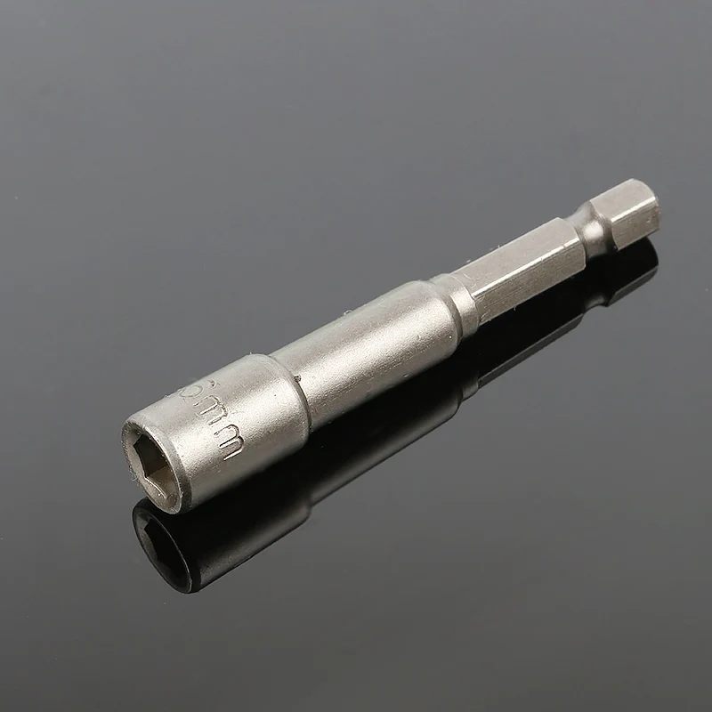 8 шт. мм Шестигранная розетка драйвер гайка 65 длина магнитное воздействие