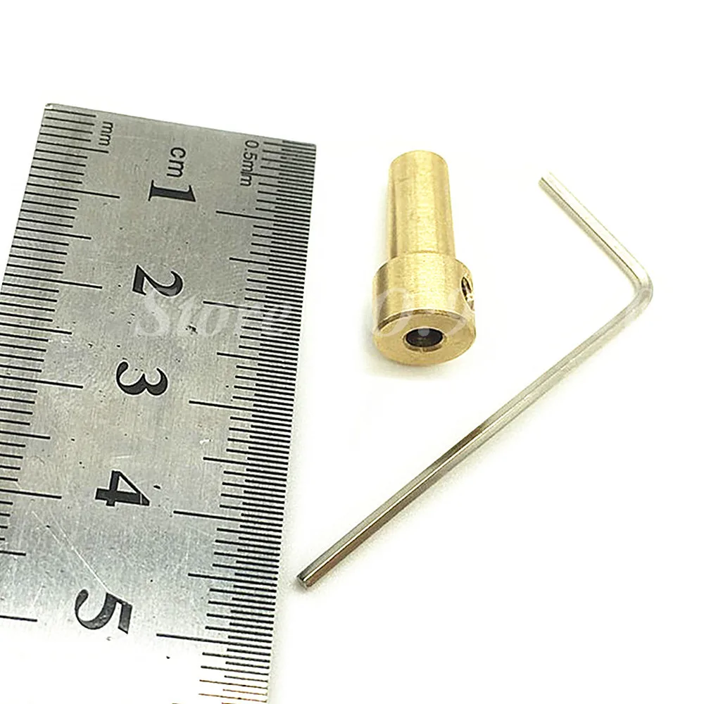 

5pcs 3.17mm Brass Electric Motor Shaft Clamp Fixture Chuck Mini Coupler For Electric Drill Grinding Mini Drill Chuck Jt0 0.3-4mm