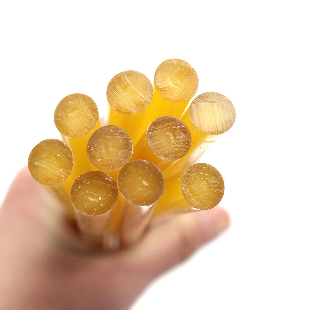 Клей карандаши высокого качества сильный клей 10 шт. желтый для беспокрасочного