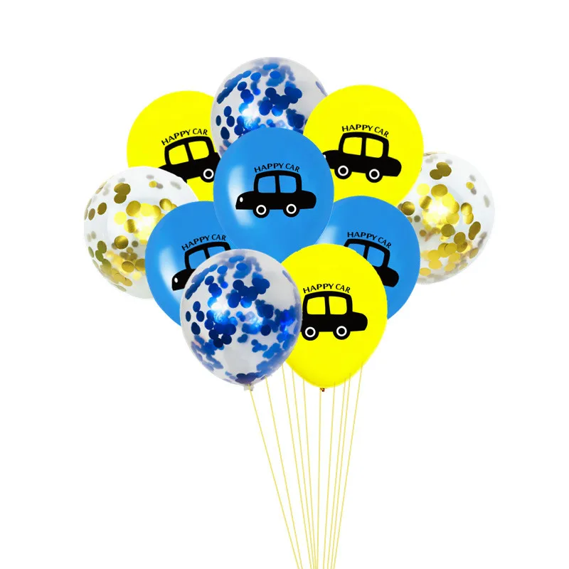 

12inch Car Sequins Confetti Foil Balloons Kids Adults Birthday Gifts Decorations Anniversaire Wedding Ballons Party Supplies