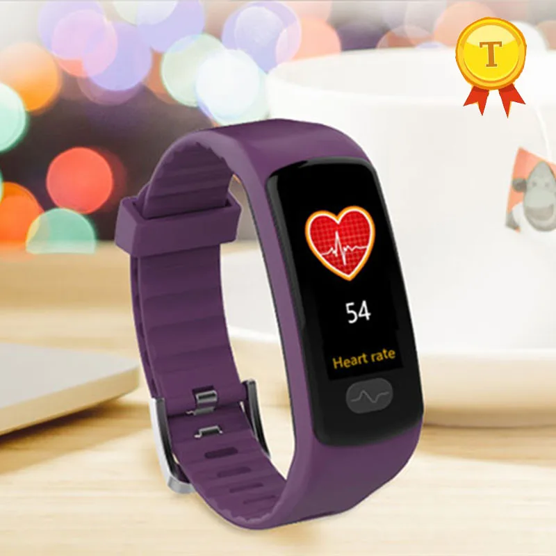 Color Screen ECG ppg healthy bluetooth Smart Band Bracelet Heart Rate Blood Pressure WristBand Sport band Watch for Android iOS |