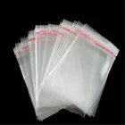 200 шт., прозрачные пластиковые пакеты для леденцов, печенья, упаковочный целофан пакетов