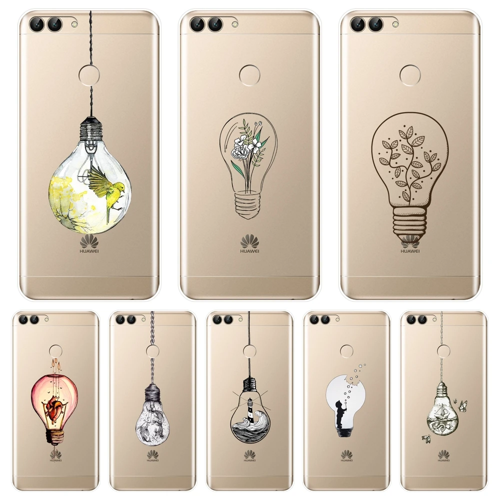 Чехол для телефона Huawei P10 P20 P8 P9 Lite 2017 цветок Мягкий силиконовый чехол Mini Plus Pro P